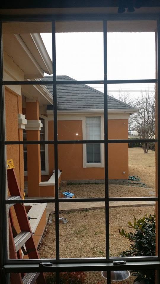 Clear replacement window glass after Clearwater service